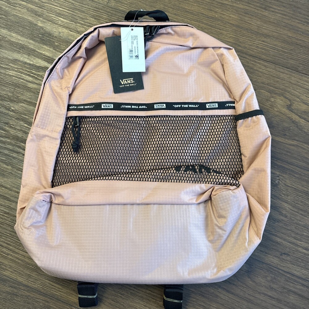 NWT New Vans VN0A4S6WZLS Pep Squad II Laptop School Backpack Polyester Rose Dawn